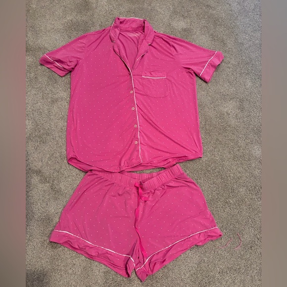 Victoria's Secret Other - Victoria’s Secret Pink Polka Dot Pajama Set